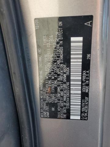 5TBDT44136S517746 - 2006 TOYOTA TUNDRA DOUBLE CAB SR5 SILVER photo 12