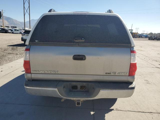 5TBDT44136S517746 - 2006 TOYOTA TUNDRA DOUBLE CAB SR5 SILVER photo 6
