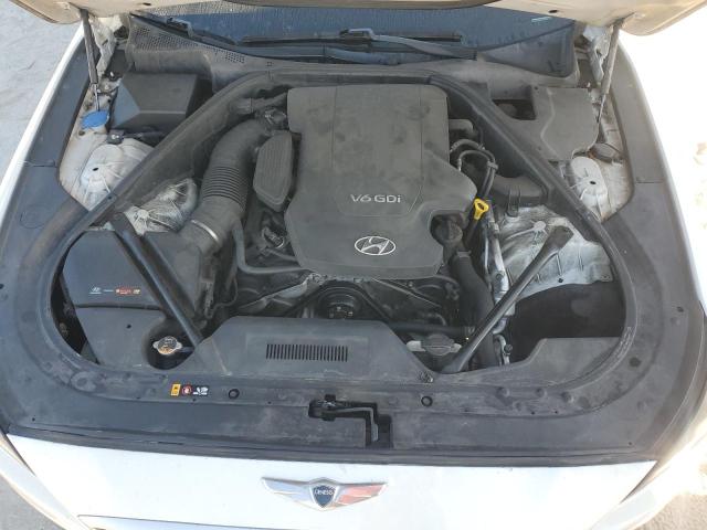 KMHGN4JE6FU014001 - 2015 HYUNDAI GENESIS 3.8L WHITE photo 11