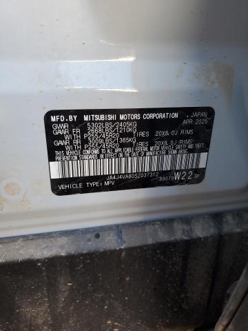 JA4J4VA80SZ037312 - 2025 MITSUBISHI OUTLANDER SE Սպիտակ լուսանկար 13