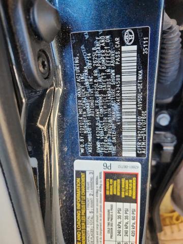 4T4BF1FK4ER434588 - 2014 TOYOTA CAMRY L BLACK photo 13