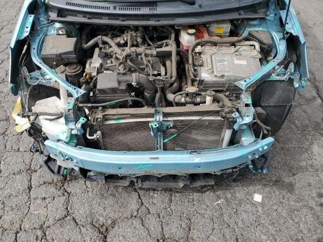 JTDKDTB35D1040791 - 2013 TOYOTA PRIUS C 青绿色 照片 12