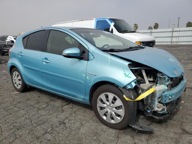 JTDKDTB35D1040791 - 2013 TOYOTA PRIUS C 青绿色 照片 4