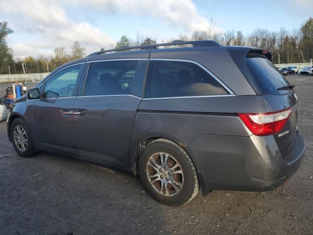 5FNRL5H48BB082745 - 2011 HONDA ODYSSEY EX GRAY photo 2