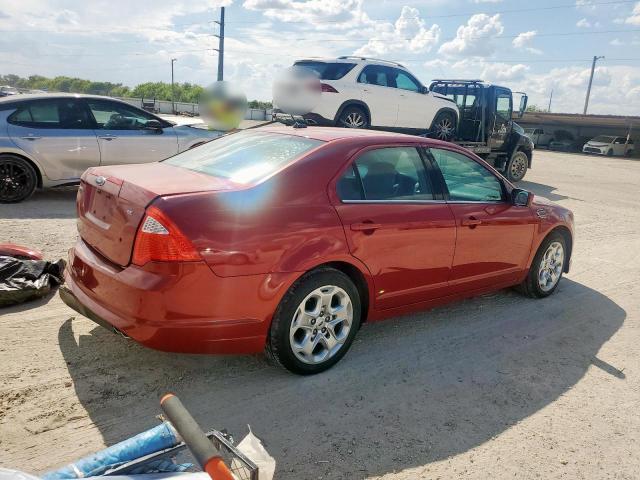 3FAHP0HA4AR110830 - 2010 FORD FUSION SE წითელი ფოტო 3