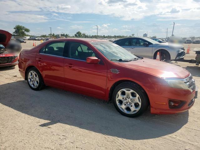 3FAHP0HA4AR110830 - 2010 FORD FUSION SE წითელი ფოტო 4