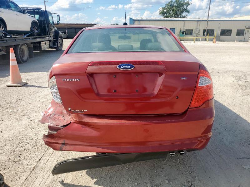 3FAHP0HA4AR110830 - 2010 FORD FUSION SE წითელი ფოტო 6