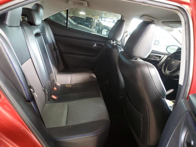 2T1BURHE3HC910891 - 2017 TOYOTA COROLLA L RED photo 10