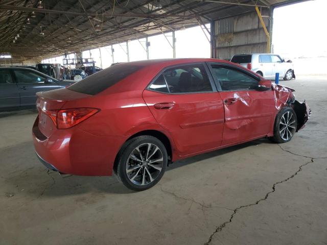 2T1BURHE3HC910891 - 2017 TOYOTA COROLLA L RED photo 3