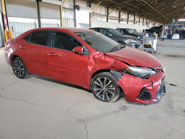 2T1BURHE3HC910891 - 2017 TOYOTA COROLLA L RED photo 4