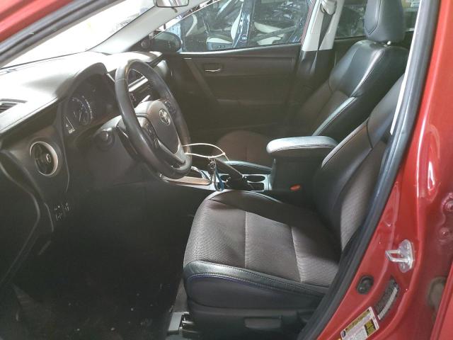 2T1BURHE3HC910891 - 2017 TOYOTA COROLLA L RED photo 7