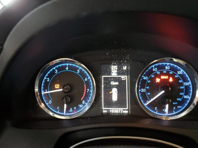 2T1BURHE3HC910891 - 2017 TOYOTA COROLLA L RED photo 9