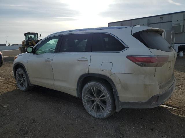 5TDJKRFH4GS259596 - 2016 TOYOTA HIGHLANDER XLE WHITE photo 2