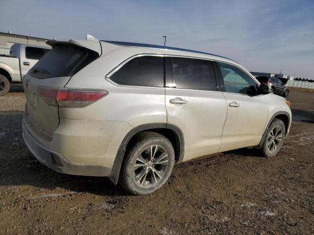 5TDJKRFH4GS259596 - 2016 TOYOTA HIGHLANDER XLE WHITE photo 3