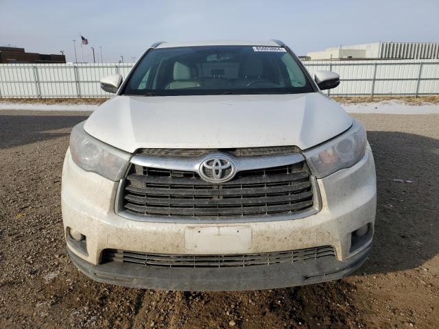 5TDJKRFH4GS259596 - 2016 TOYOTA HIGHLANDER XLE WHITE photo 5