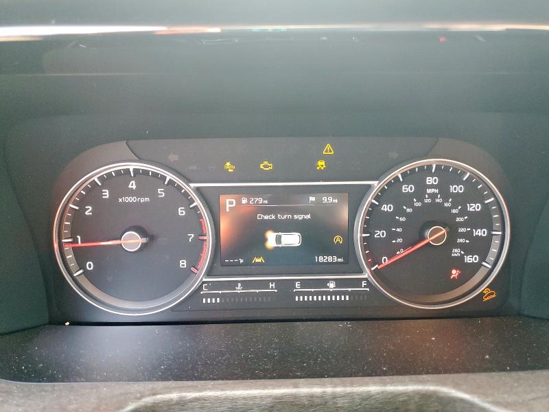 5XYRHDLF0PG169642 - 2023 KIA SORENTO EX Сірий фото 9