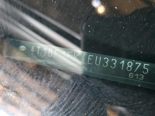 4T1BF1FK4EU331875 - 2014 TOYOTA CAMRY L Boz foto 12