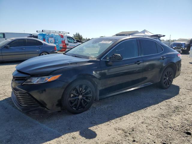 4T1B11HK1KU250470 - 2019 TOYT CAMRY L BLACK photo 1