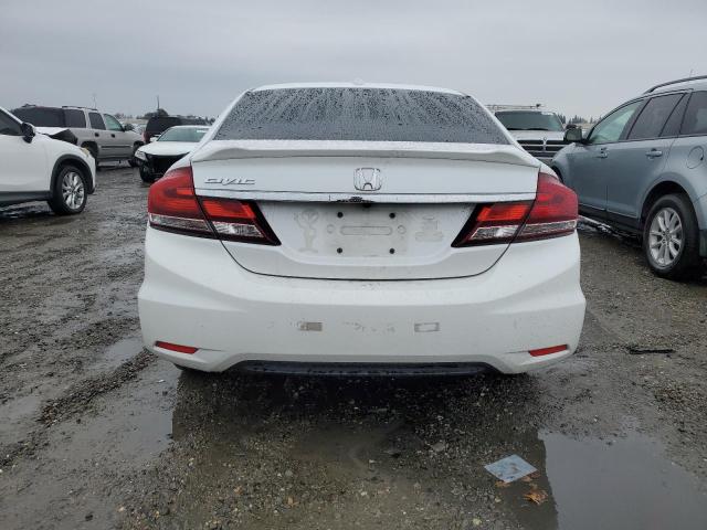 19XFB2F94DE214296 - 2013 HONDA CIVIC EXL თეთრი ფოტო 6