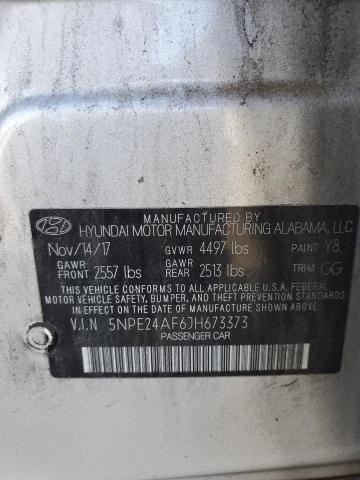 5NPE24AF6JH673373 - 2018 HYUNDAI SONATA SE 银色 照片 13