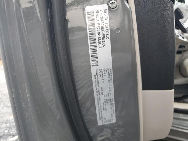 2C4RC1BG3MR538556 - 2021 CHRYSLER PACIFICA TOURING L GRAY photo 13