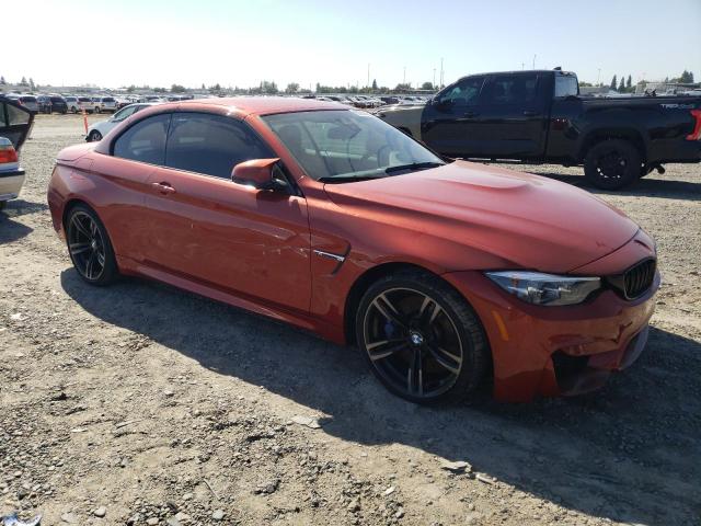 WBS4Z9C53JED22747 - 2018 BMW M4 ORANGE photo 4