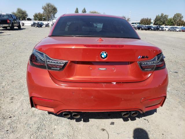 WBS4Z9C53JED22747 - 2018 BMW M4 ORANGE photo 6
