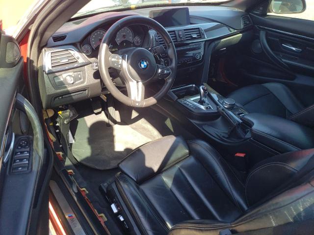 WBS4Z9C53JED22747 - 2018 BMW M4 ORANGE photo 8