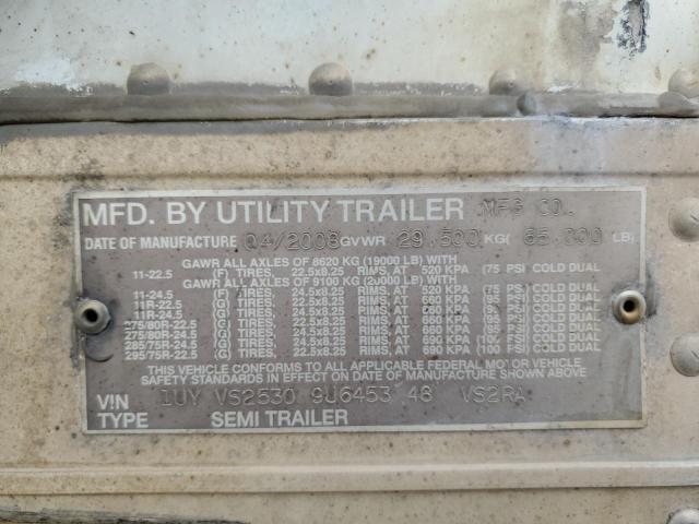 1UYVS25309U645348 - 2009 UTILITY VS2RA Biały zdjęcie 10