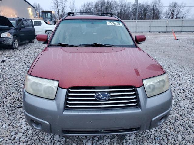 JF1SG67607H707957 - 2007 SUBARU FORESTER 2.5X LL BEAN RED photo 5