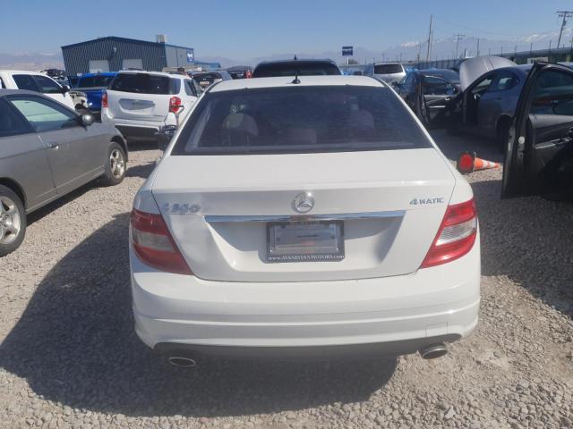 WDDGF8BB8BR155670 - 2011 MERCEDES-BENZ C 300 4MATIC WHITE photo 6
