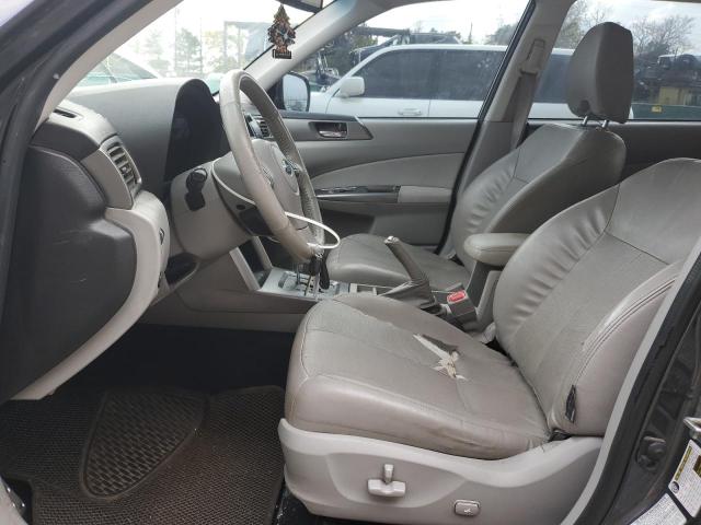 JF2SHGGC3CH470220 - 2012 SUBARU FORESTER TOURING GRAY photo 7