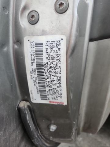 JT2BG22K510537679 - 2001 TOYOTA CAMRY CE GRAY photo 12