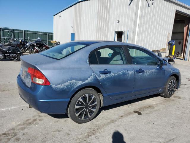 2HGFA165X9H501231 - 2009 HONDA CIVIC LX BLUE photo 3
