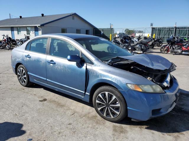 2HGFA165X9H501231 - 2009 HONDA CIVIC LX BLUE photo 4