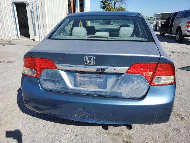 2HGFA165X9H501231 - 2009 HONDA CIVIC LX BLUE photo 6