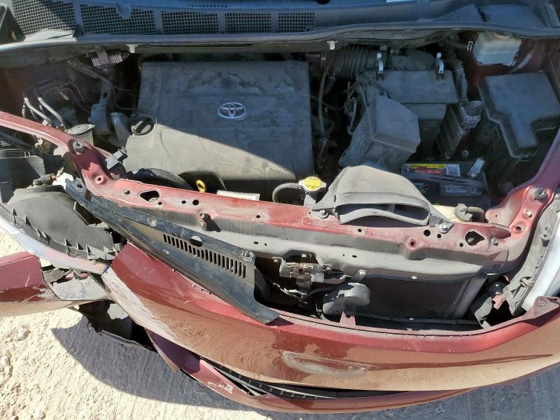 5TDKK3DC4DS298306 - 2013 TOYOTA SIENNA LE მუქწითელი ფოტო 12