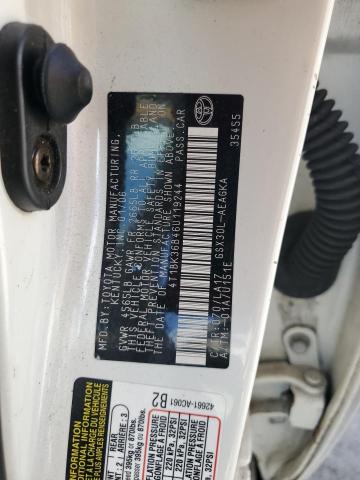 4T1BK36B46U119244 - 2006 TOYOTA AVALON XL WHITE photo 12