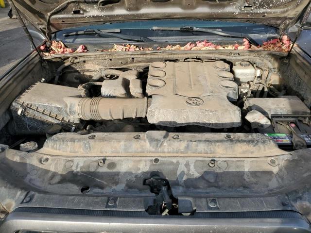 JTEBU5JR1B5062189 - 2011 TOYOTA 4RUNNER SR5 GRAY photo 12
