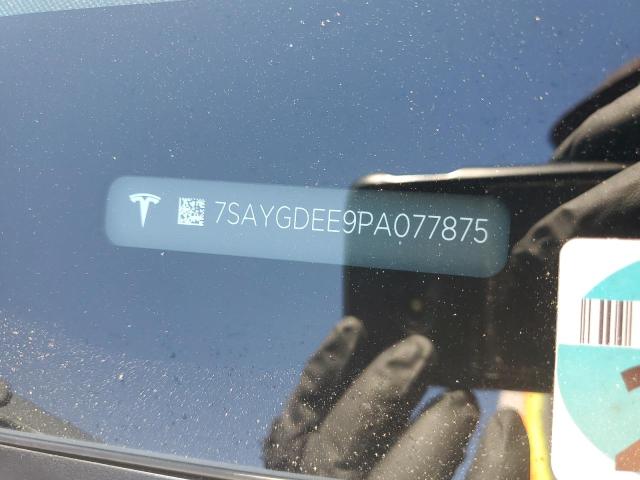 7SAYGDEE9PA077875 - 2023 TESLA MODEL Y 蓝色 照片 12