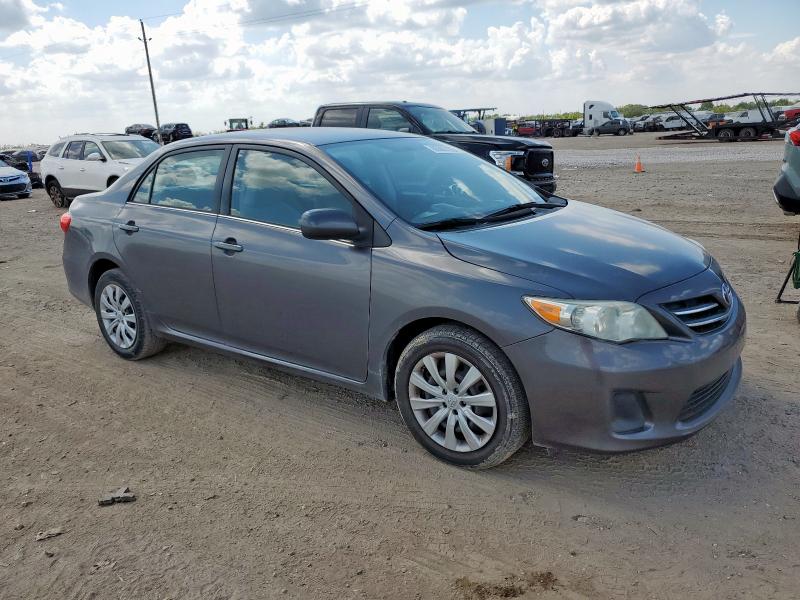5YFBU4EE6DP138629 - 2013 TOYOTA COROLLA BASE Сірий фото 4