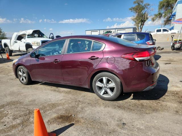 3KPFL4A78JE248932 - 2018 KIA FORTE LX Burgund zdjęcie 2