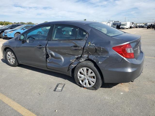 19XFB2F59CE376887 - 2012 HONDA CIVIC LX CHARCOAL photo 2
