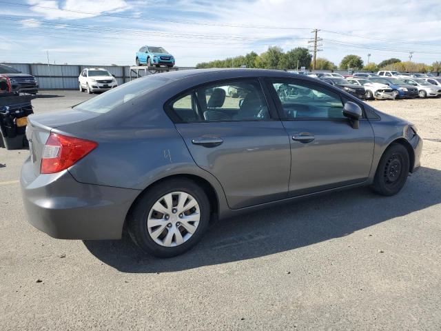 19XFB2F59CE376887 - 2012 HONDA CIVIC LX CHARCOAL photo 3