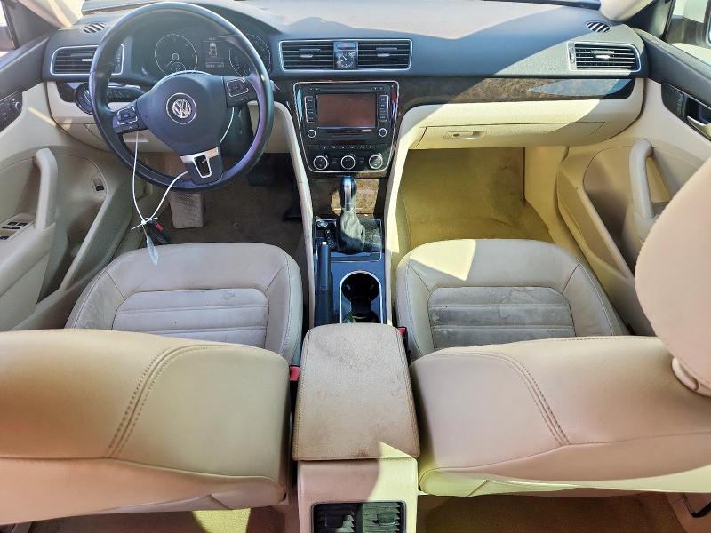 1VWCN7A38EC111267 - 2014 VOLKSWAGEN PASSAT SEL WHITE photo 8