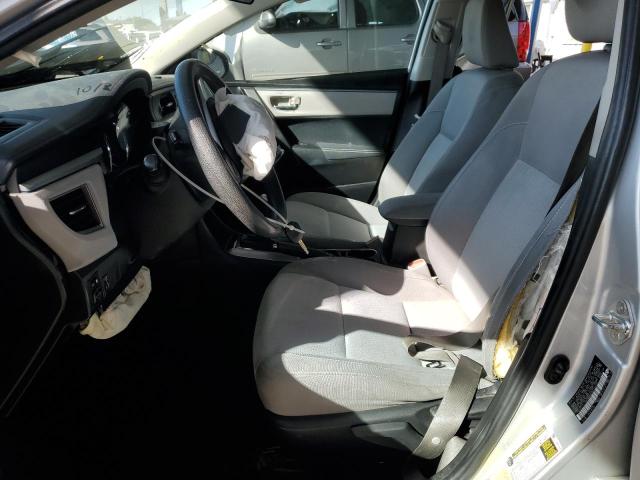 5YFBURHE0GP434422 - 2016 TOYOTA COROLLA L 银色 照片 7