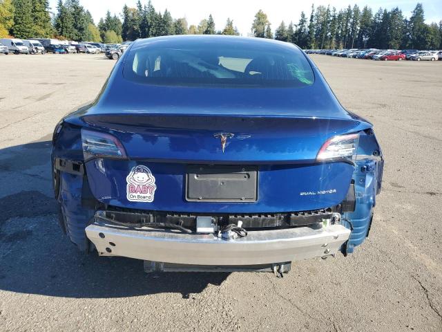 5YJ3E1EB6KF464879 - 2019 TESLA MODEL 3 Niebieski zdjęcie 6