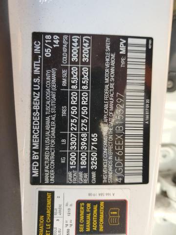 4JGDF6EEXJB153297 - 2018 MERCEDES-BENZ GLS 450 4MATIC WHITE photo 14