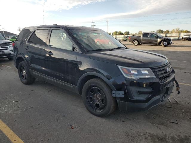 1FM5K8ARXJGC76766 - 2018 FORD EXPLORER POLICE INTERCEPTOR Noir photo 4