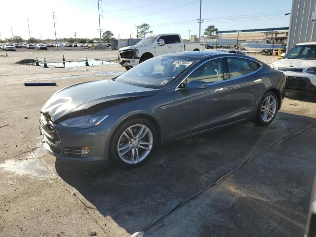 5YJSA1S17EFP32619 - 2014 TESLA MODEL S GRAY photo 1
